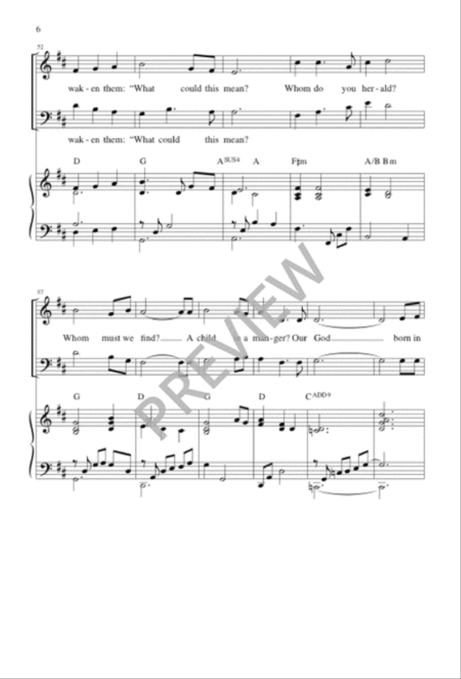 Wood of the Cradle 3-Part scores gallery preview page 5