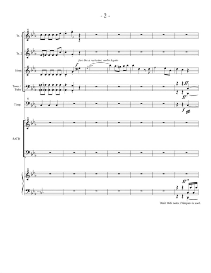 Christ Is Made the Firm Foundation 4-Part scores gallery preview page 2