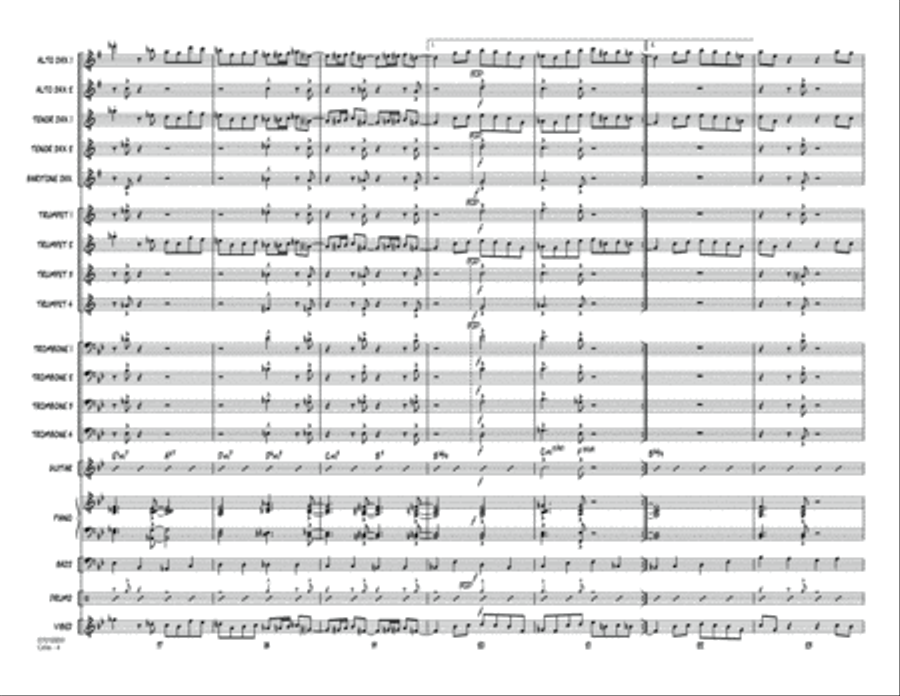 Celia - Conductor Score (Full Score) Jazz Ensemble scores gallery preview page 4