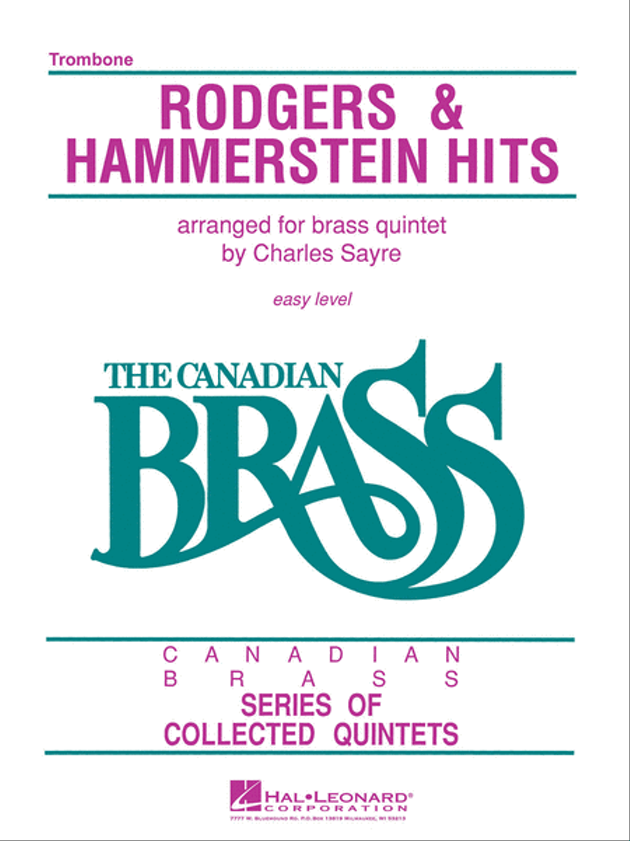 Book cover for The Canadian Brass - Rodgers & Hammerstein Hits