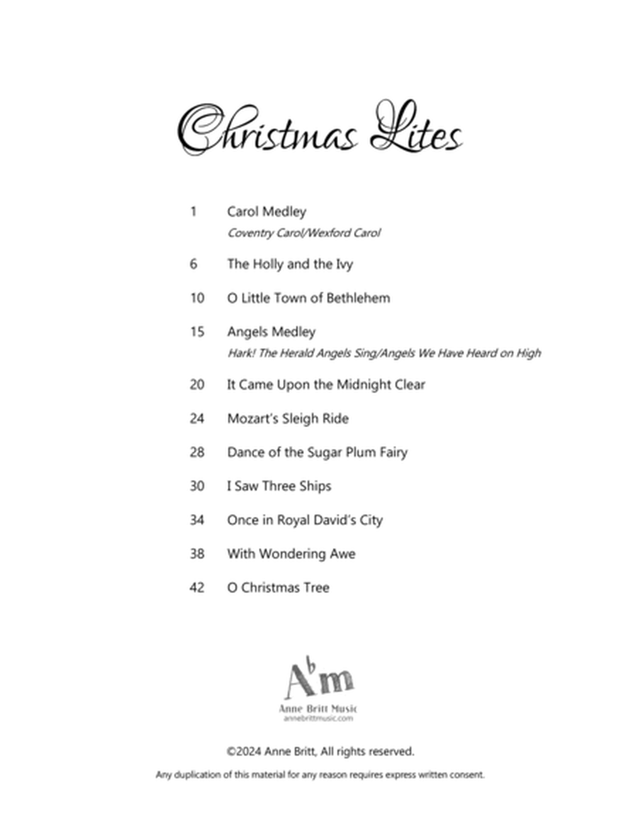 Christmas Lites songbook image number null