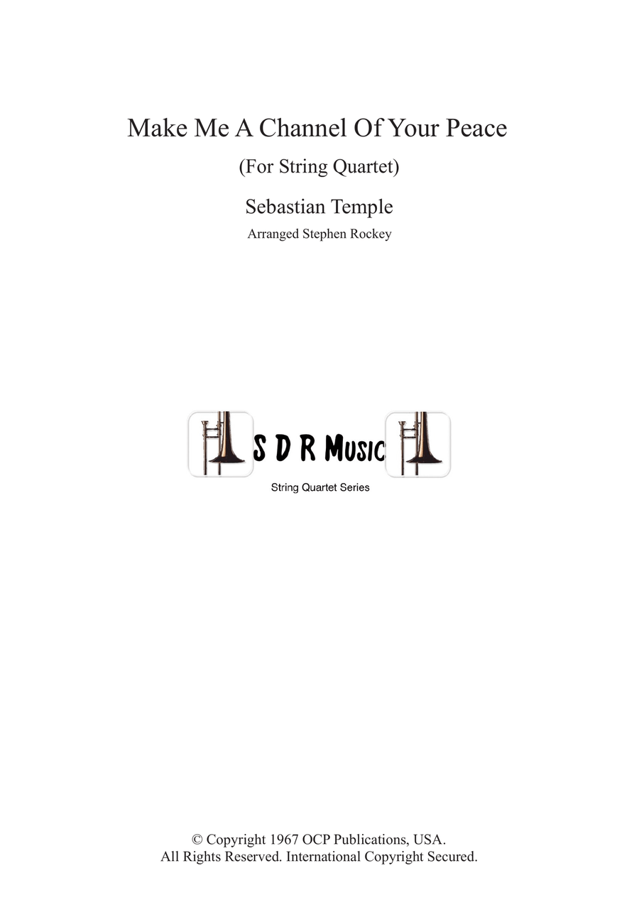 Make Me A Channel Of Your Peace (prayer Of St. Francis) String Quartet scores gallery preview page 1