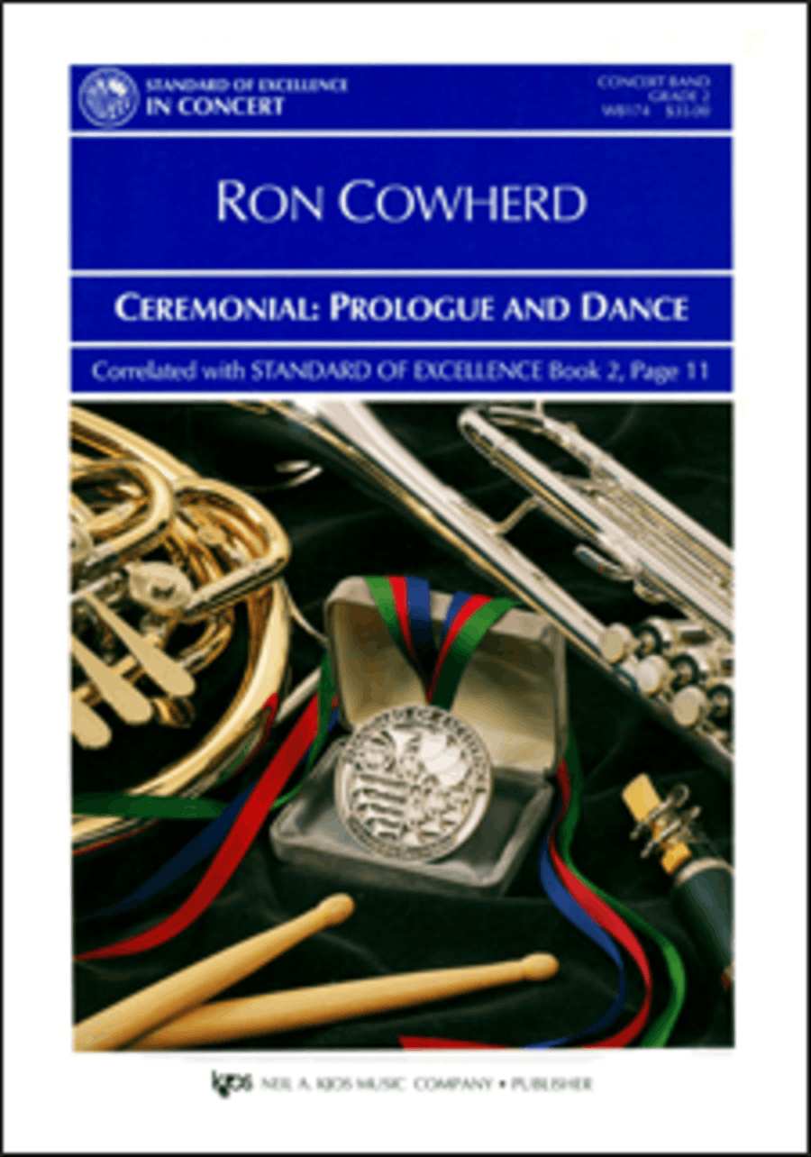 Ceremonial: Prologue & Dance Concert Band scores gallery preview page 1
