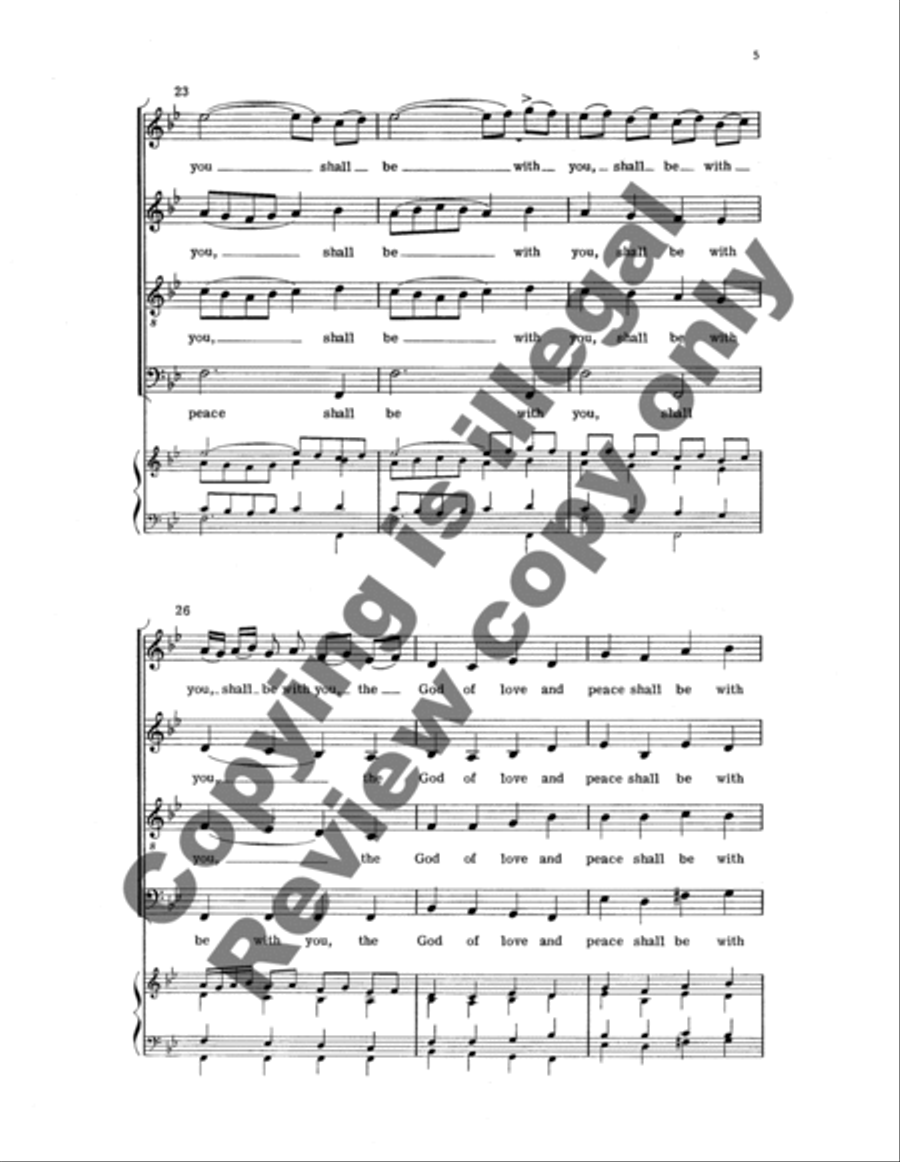 Farewell & Amen Farewell & Amen 4-Part scores gallery preview page 9