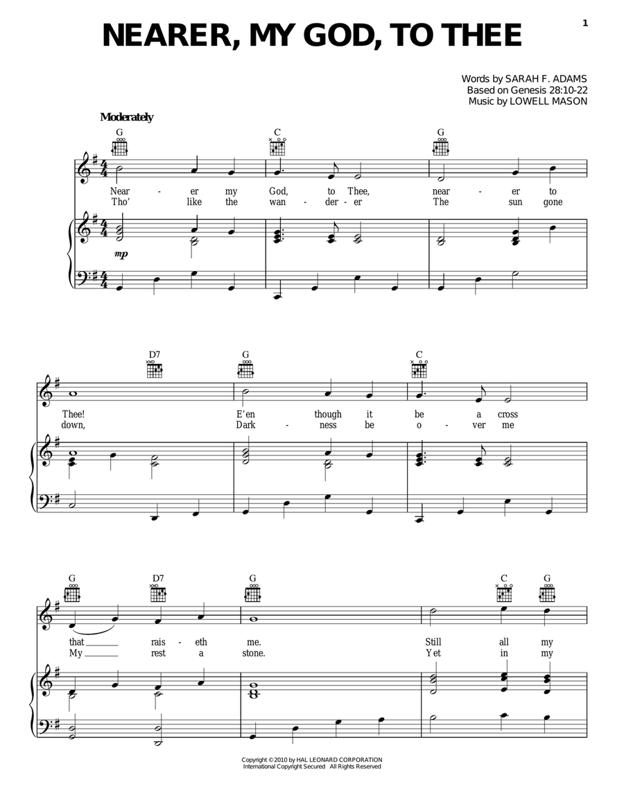 Nearer, My God, To Thee