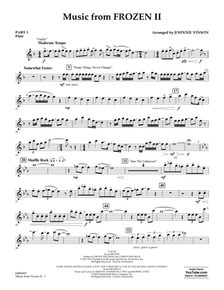 Music from Disney's Frozen 2 (arr. Johnnie Vinson) - Pt.1 - Flute