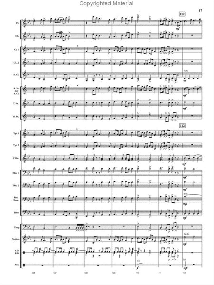 Cedar Creek Sketches Cedar Creek Sketches Concert Band scores gallery preview page 16