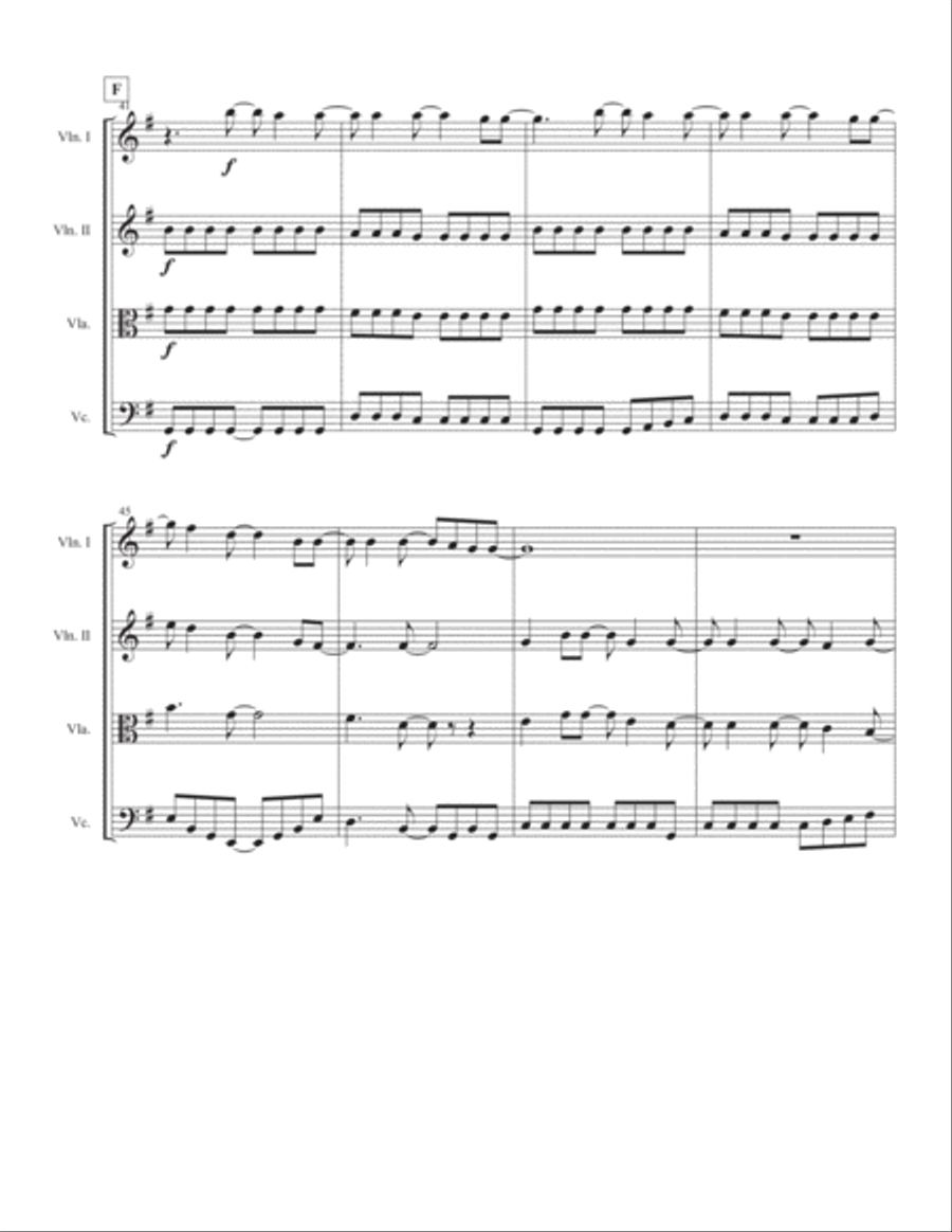 100 Years String Quartet scores gallery preview page 6