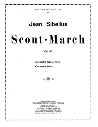 Book cover for Scout March, Op.91B