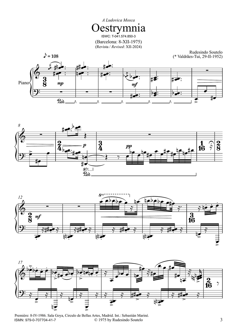 Oestrymnia Piano Solo scores gallery preview page 3