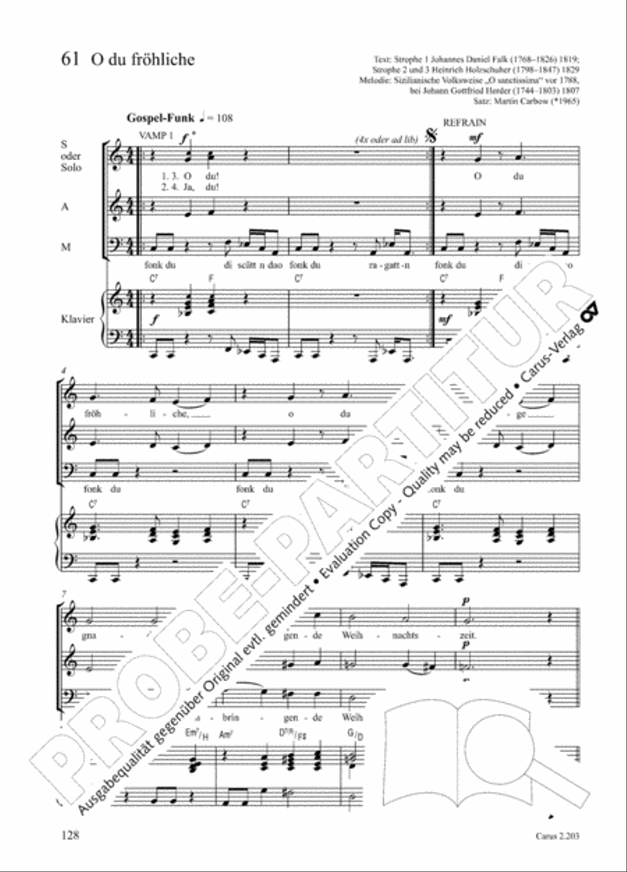 Loreley. Folk songs for choir (Loreley. Volkslieder fur Chor) Choir scores gallery preview page 133