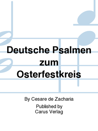Deutsche Psalmen zum Osterfestkreis