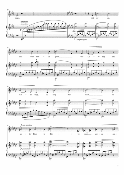 O lieb so lang du lieben kannst (Franz Liszt) [Medium Low Voice; key: Eb]