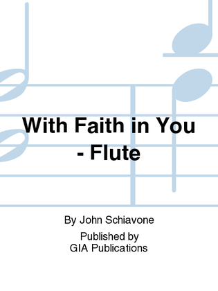 With Faith in You - Instrument edition