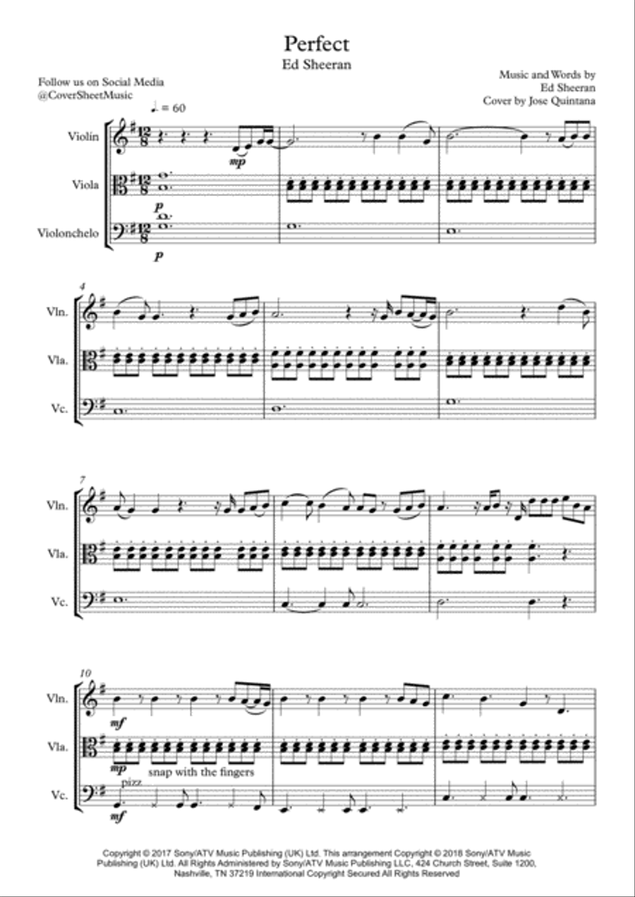 Perfect String Trio scores gallery preview page 2
