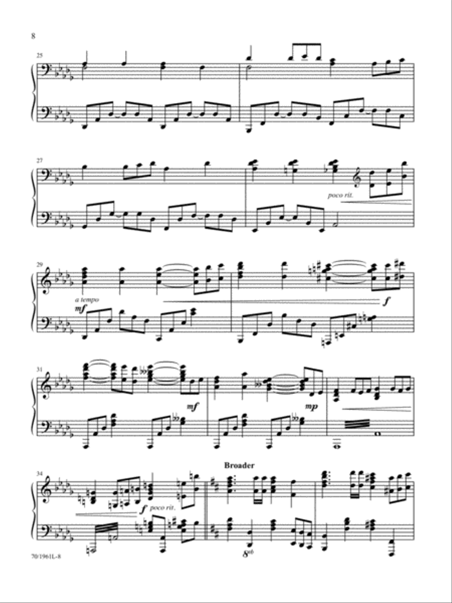 Man of Sorrows, King of Glory Piano Solo scores gallery preview page 7