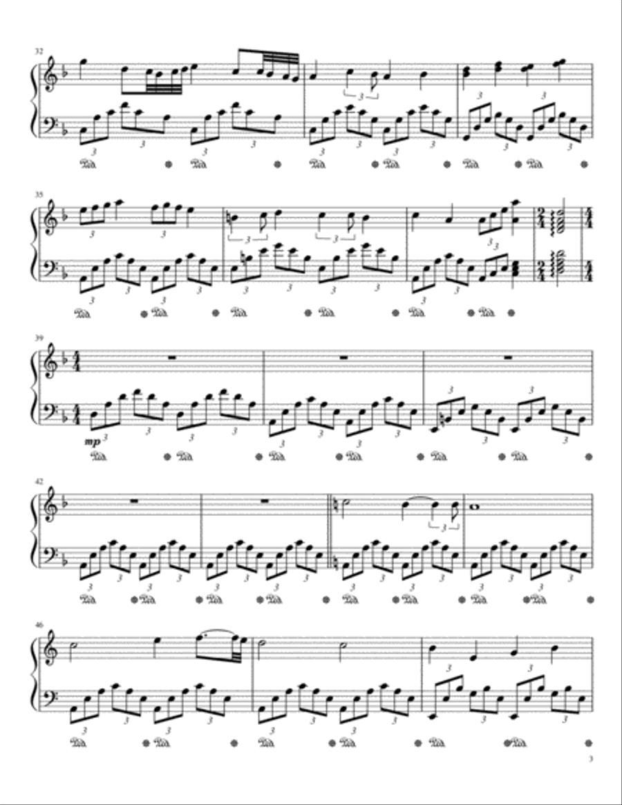 Nocturne No. 1 in G minor, Op. 3 Piano Solo scores gallery preview page 3