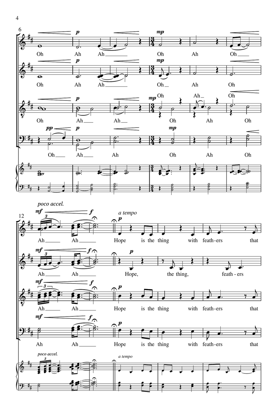 Thy Silver Pinions Thy Silver Pinions Divisi scores gallery preview page 3