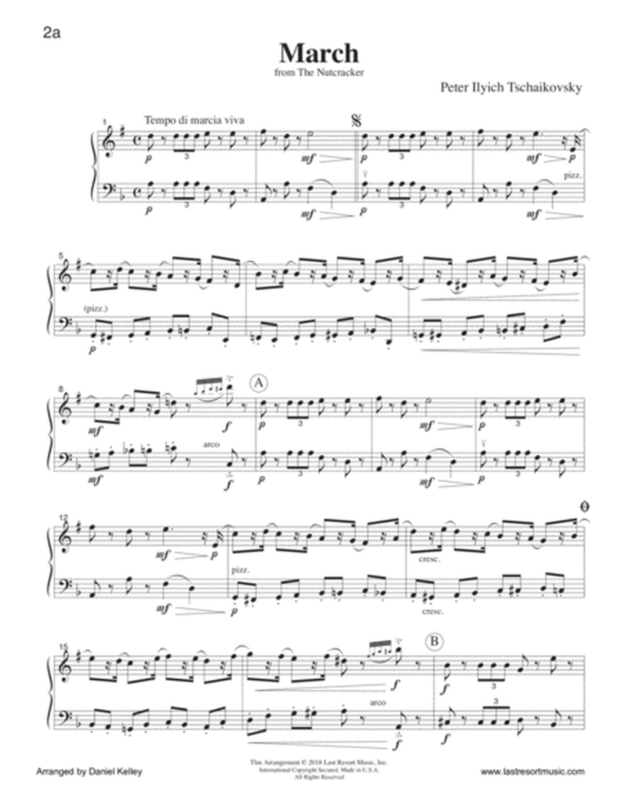 March from The Nutcracker - Duet - for Clarinet & Cello (or Bassoon) - Music for Two