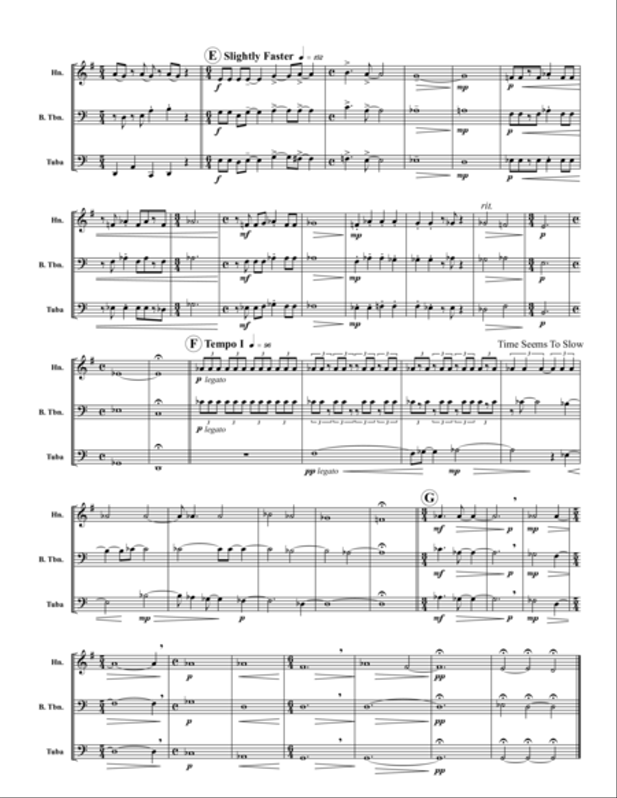 Fleeting Visions Brass Trio scores gallery preview page 4