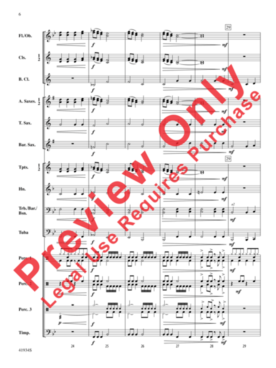 Little Drummer Dudes! Little Drummer Dudes! Concert Band scores gallery preview page 7