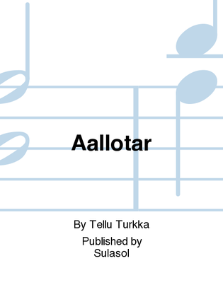 Book cover for Aallotar