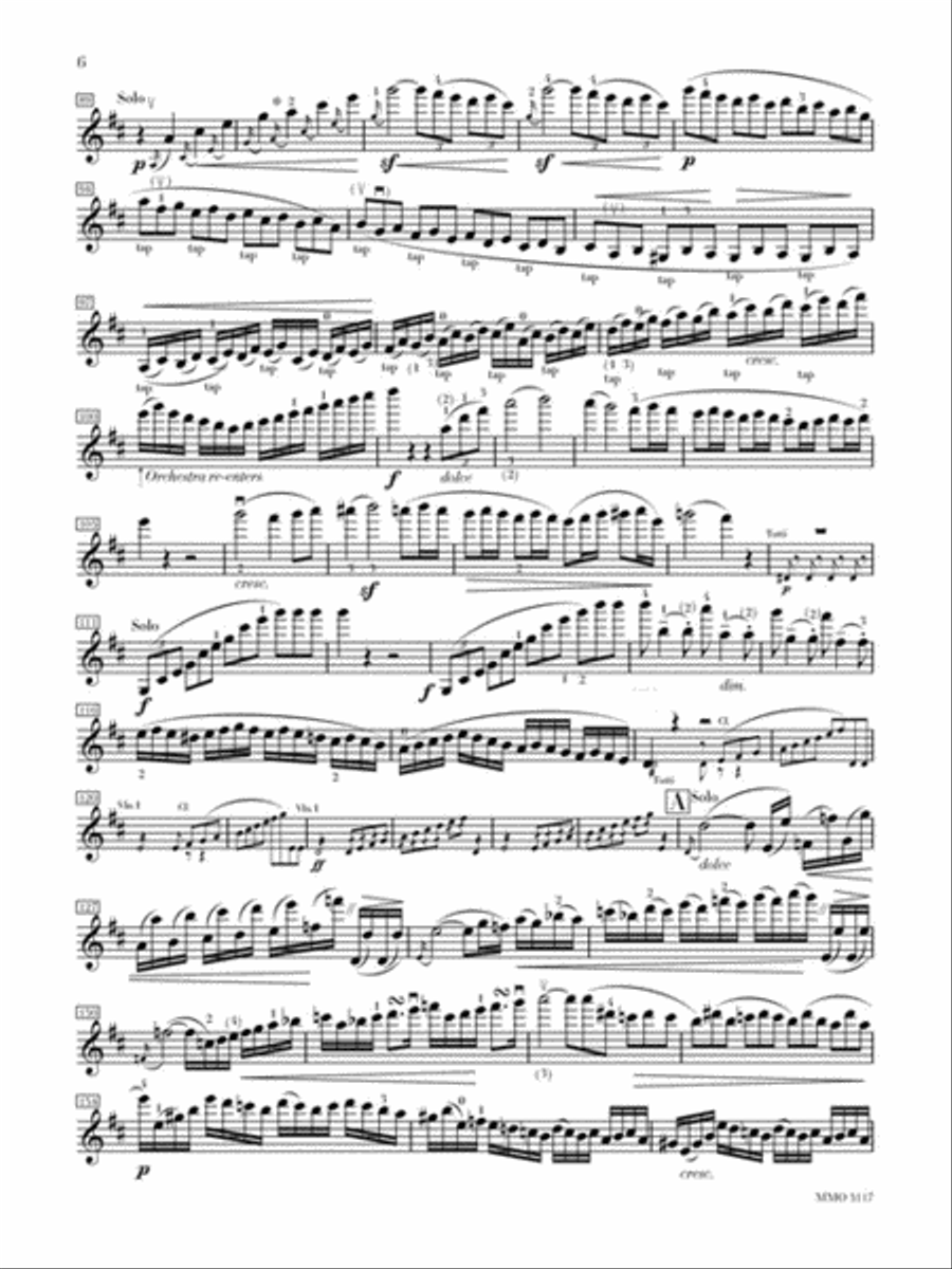 Beethoven - Violin Concerto in D Major, Op. 61 Violin Solo scores gallery preview page 3
