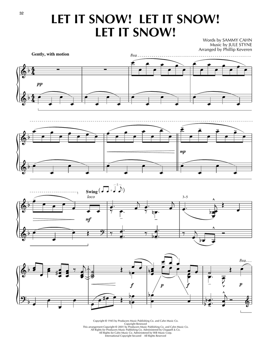 Let It Snow Let It Snow Let It Snow Jazz version arr