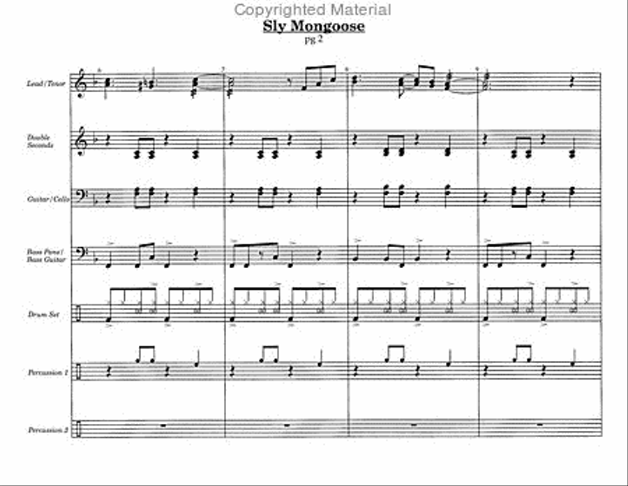 Sly Mongoose Steel Drum Band scores gallery preview page 3