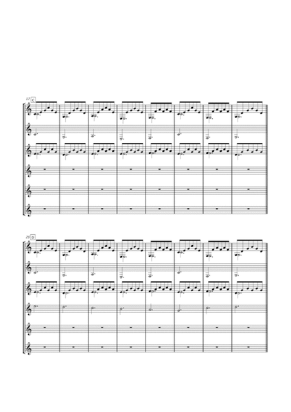 Pachelbel's Carol - Easy Guitar Sextet image number null