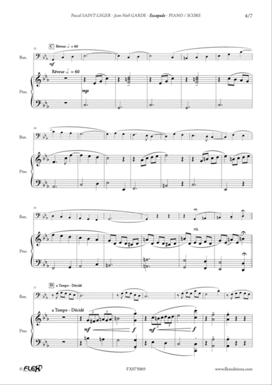 Escapade Bassoon scores gallery preview page 4