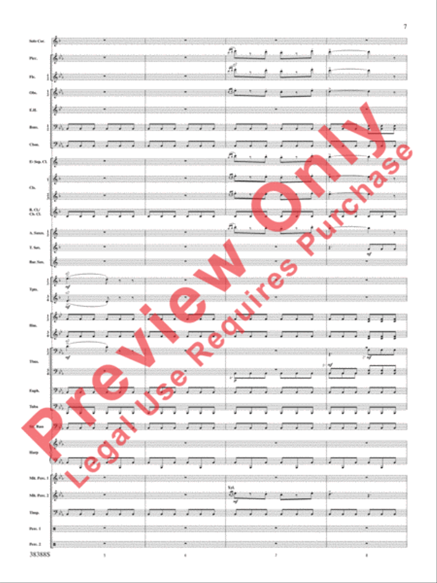 Napoli Napoli Concert Band scores gallery preview page 8