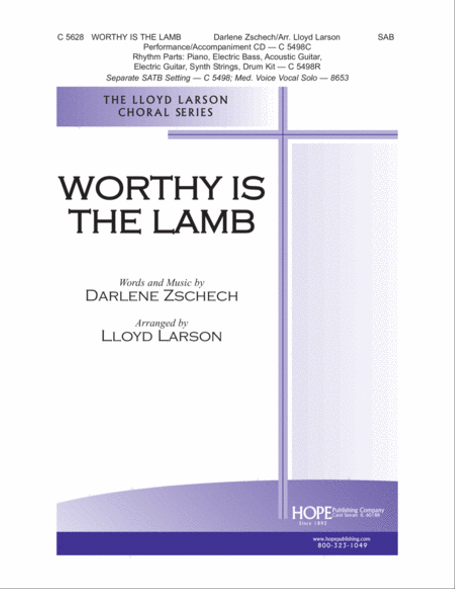 Worthy Is the Lamb Worthy Is the Lamb 3-Part scores gallery preview page 1