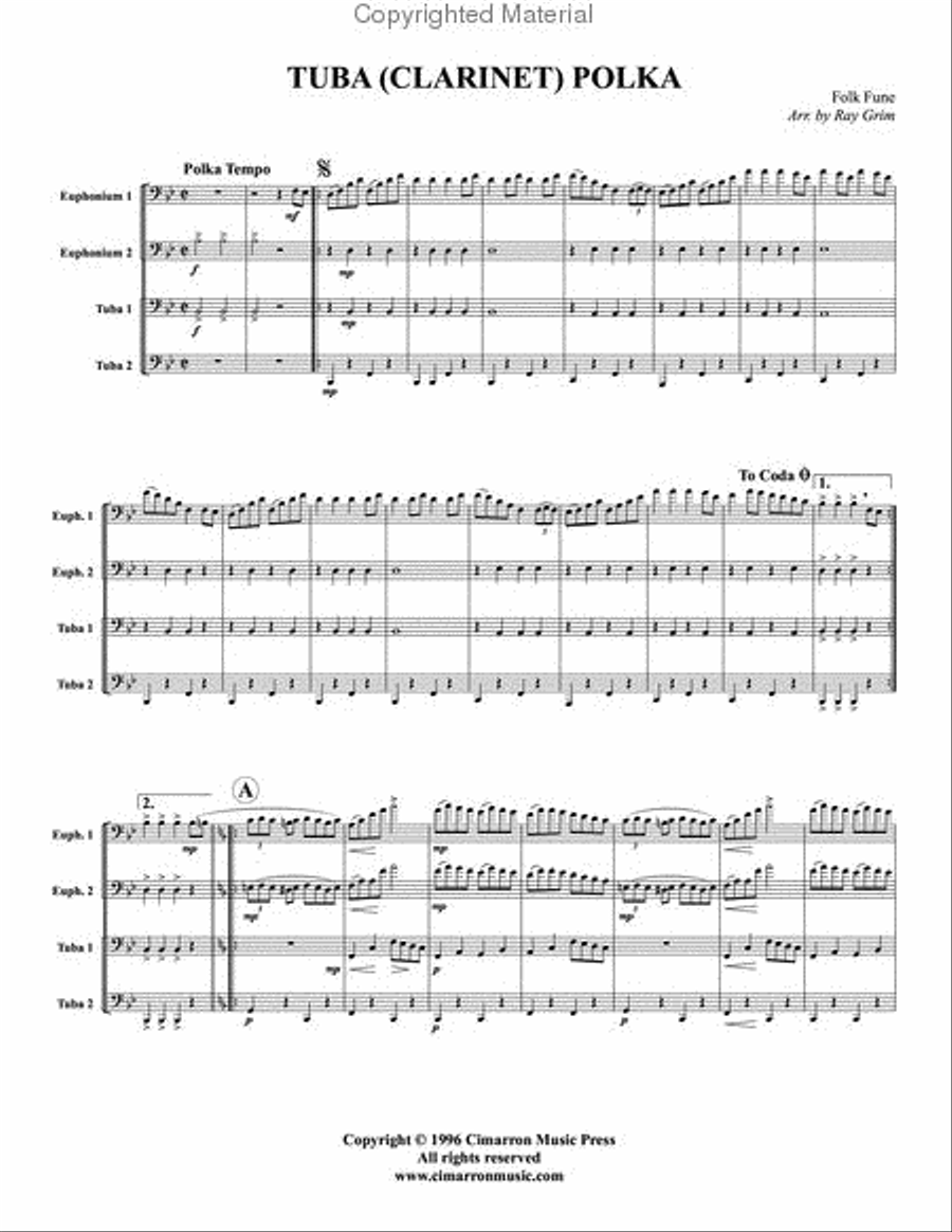 Clarinet Polka EETT scores gallery preview page 2