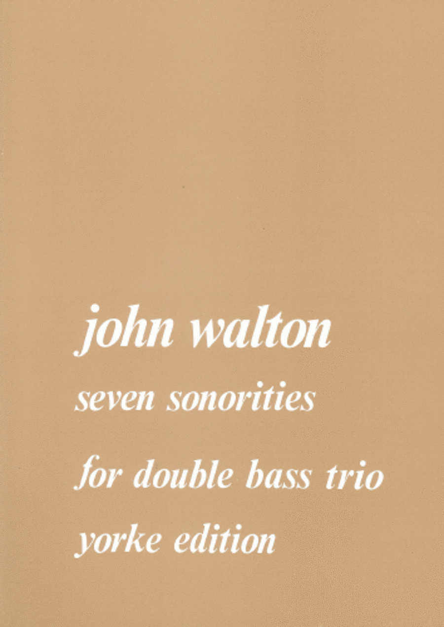 Seven Sonorities for three double basses