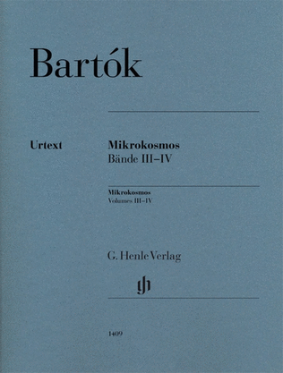 Book cover for Bartok - Mikrokosmos Vol 3-4