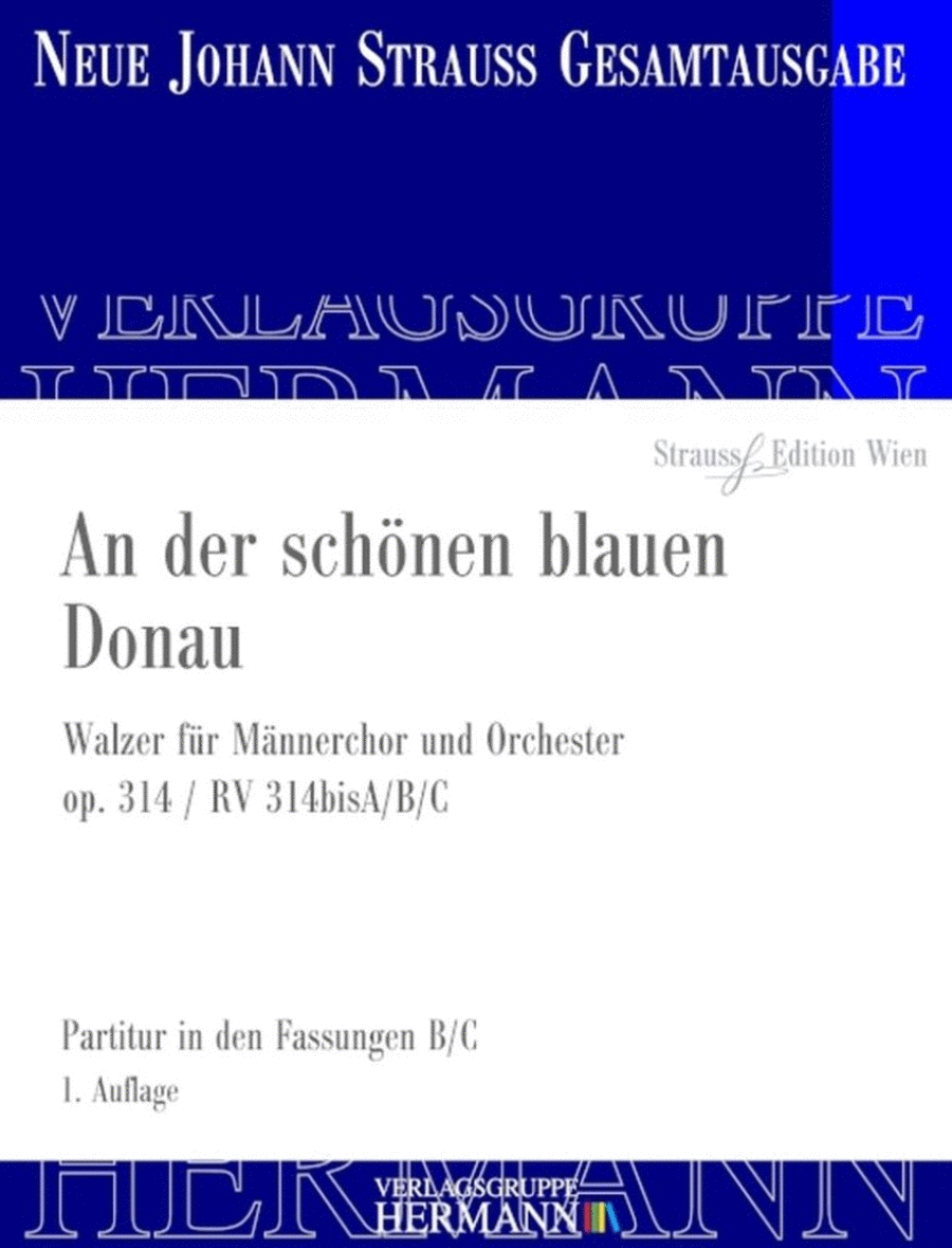 An der schönen blauen Donau Op. 314 RV 314bisA/B/C Men's Choir scores gallery preview page 1