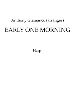 EARLY ONE MORNING - Full Orchestra (Harp)