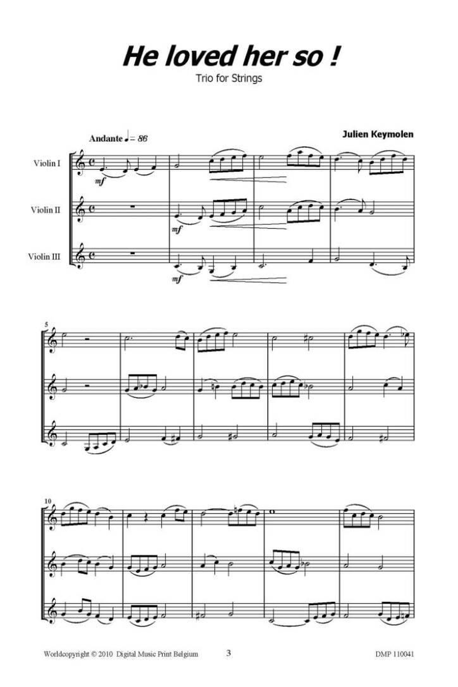 He Loved Her So Violin scores gallery preview page 2