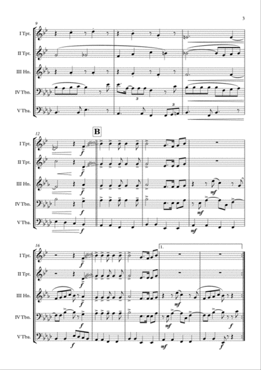 Always Look On The Bright Side Of Life Brass Quintet scores gallery preview page 4