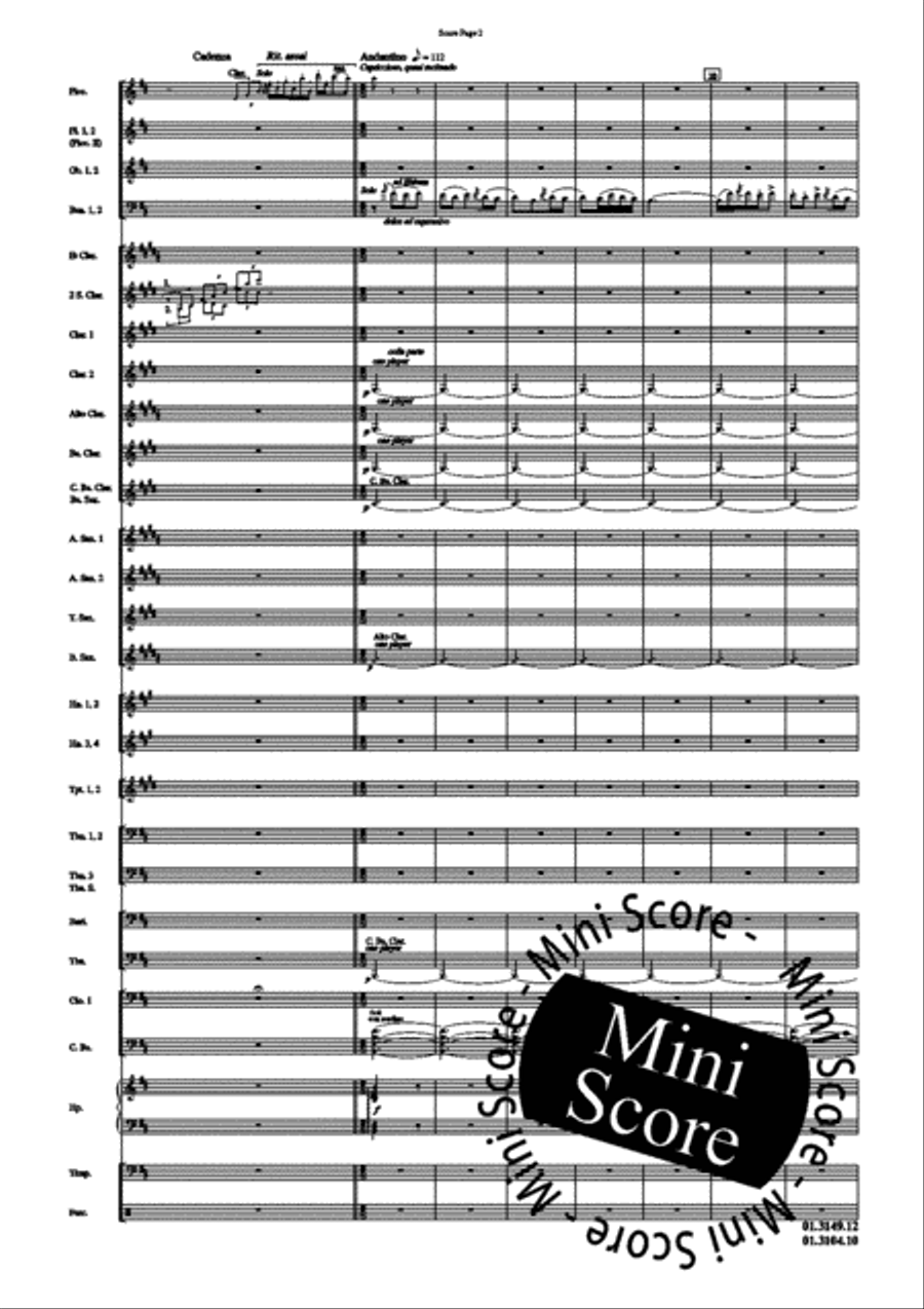 Scheherazade, Part II Concert Band scores gallery preview page 6