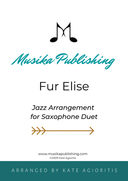 Fur Elise - Jazz Duet for A/T Saxophones image number null