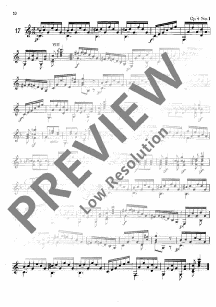 20 Ausgewählte Walzer Classical Guitar scores gallery preview page 13
