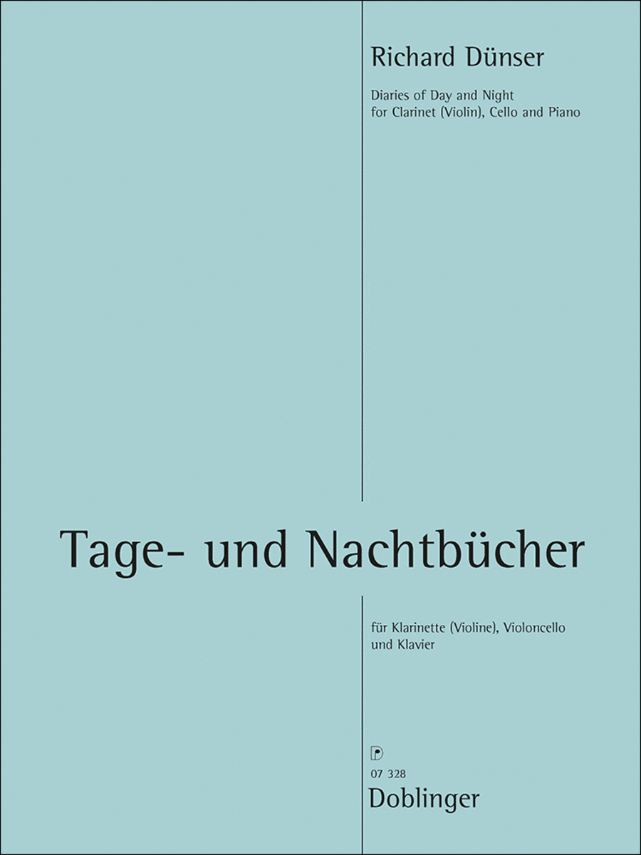Tage- und Nachtbucher Clarinet scores gallery preview page 1