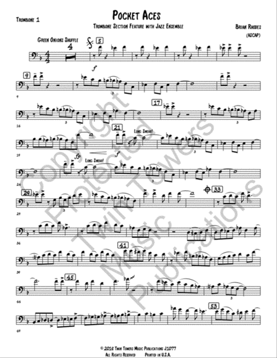 Pocket Aces Pocket Aces Jazz Ensemble scores gallery preview page 22