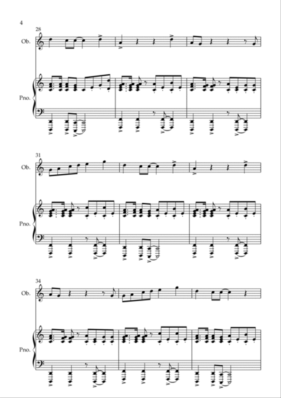 Birthday Piano scores gallery preview page 4