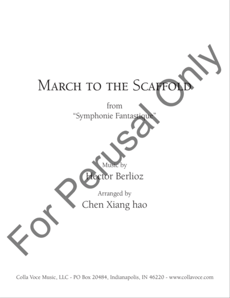 March To The Scaffold March To The Scaffold Percussion scores gallery preview page 2