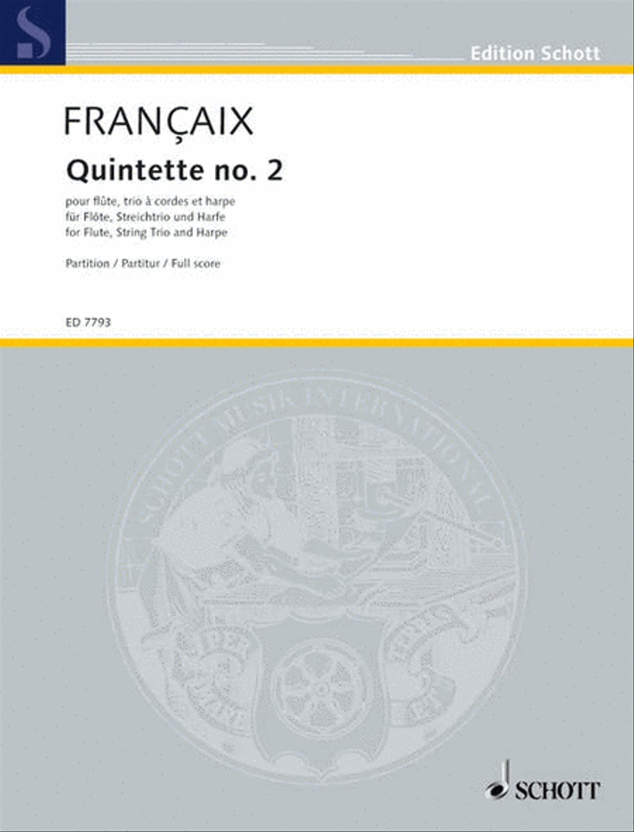 Quintet No. 2 Flute scores gallery preview page 1