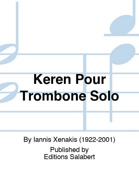 Keren Pour Trombone Solo