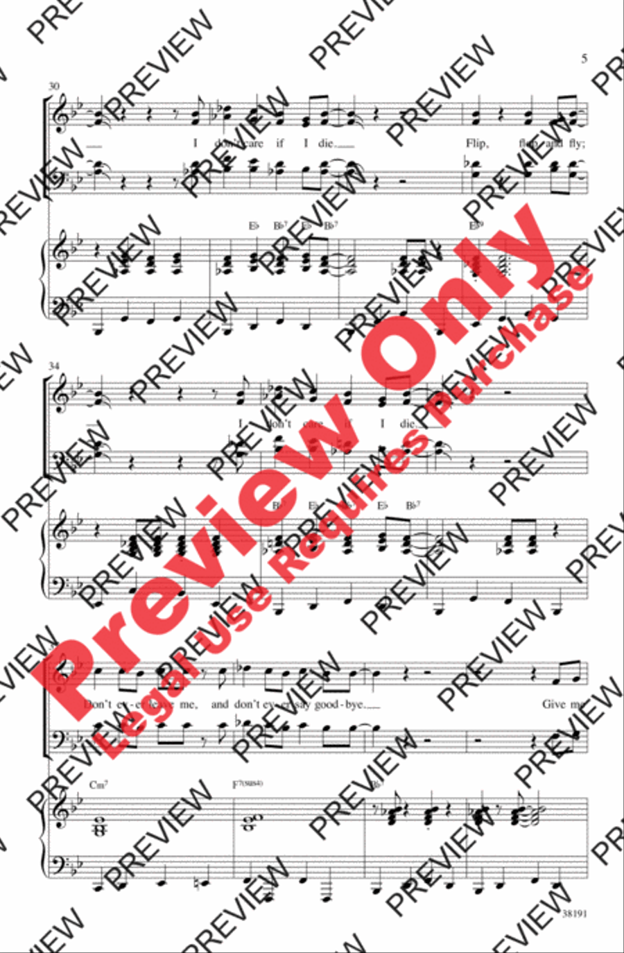 Flip, Flop and Fly Flip, Flop and Fly 4-Part scores gallery preview page 5